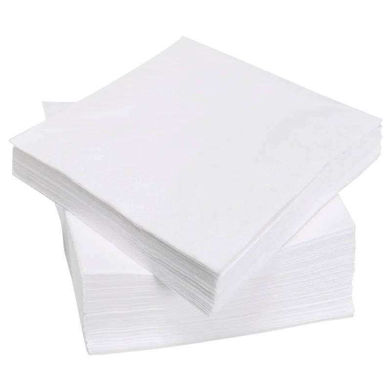 Servilletas Práctico Blanca 30×30 cm · 1 Hoja · Paquete 80 UD