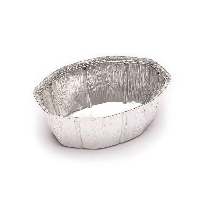 Envase Aluminio Pollo Ovalado Ref. 2600 · Paquete 125 UD