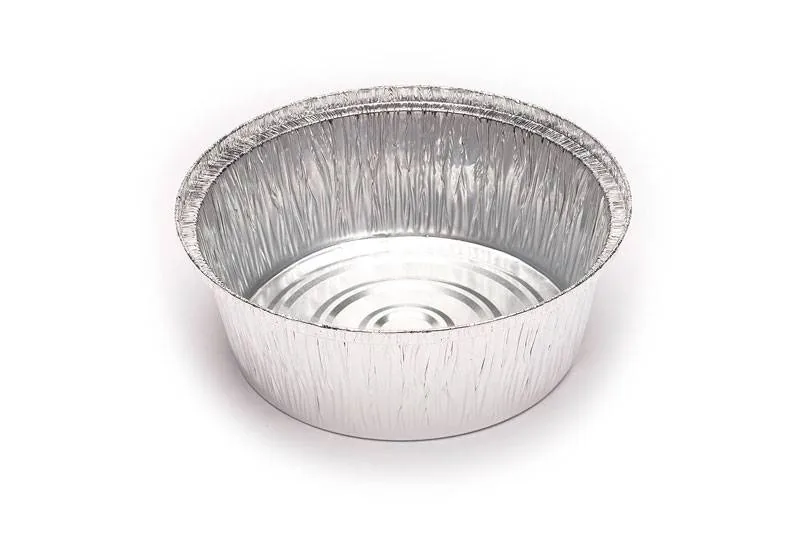 Envase Aluminio Pollo Alto Redondo Ref. 1900 · Caja 500 UD