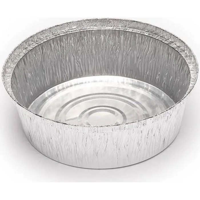 Envase Aluminio Pollo Entero Redondo Ref. 1400 · Caja 500 UD