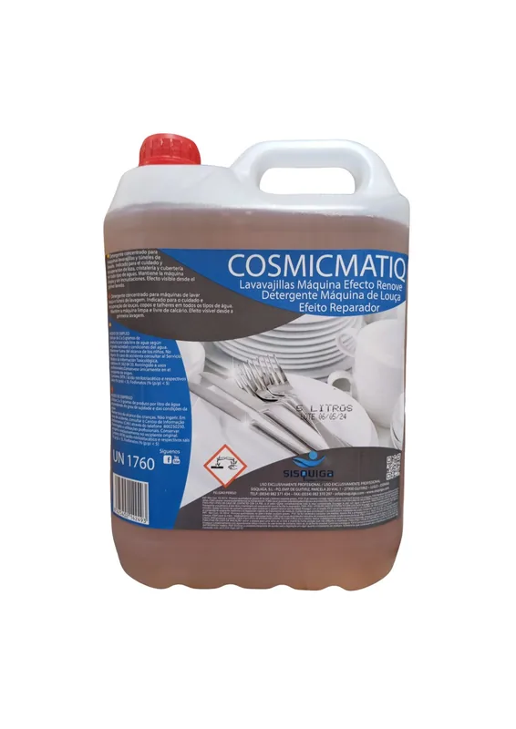 Detergente Lavavajillas Máquina Cosmismatic Aguas Duras · Saco 6 KG