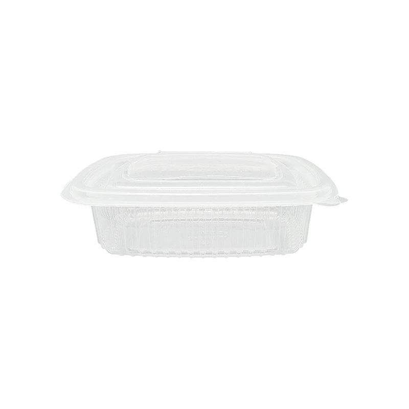 Tarrina con Bisagra PP 375 cc · Apta Microondas · Caja 50 UD