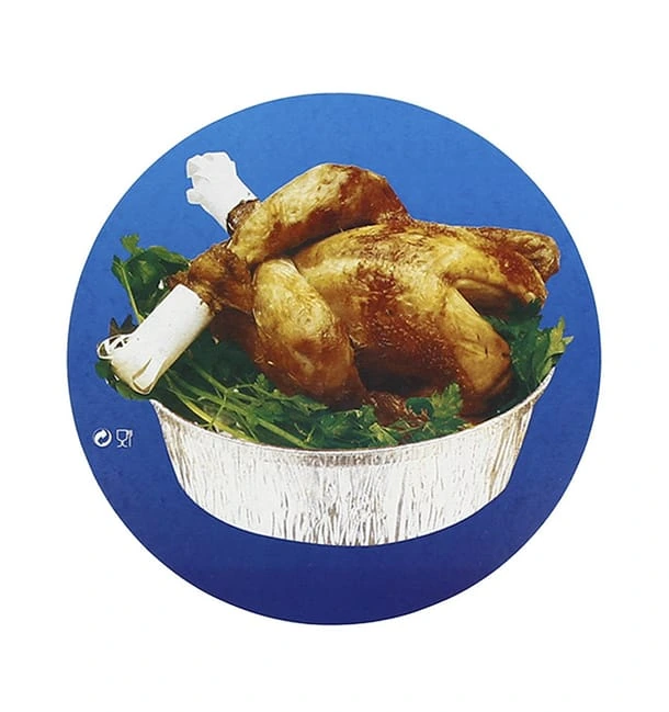 Tapa Cartón Pollo Entero Ref. 1400/935 · Paquete 125 UD