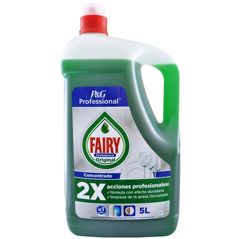 Lavavajillas Líquido Fairy Profesional · Garrafa 5 L