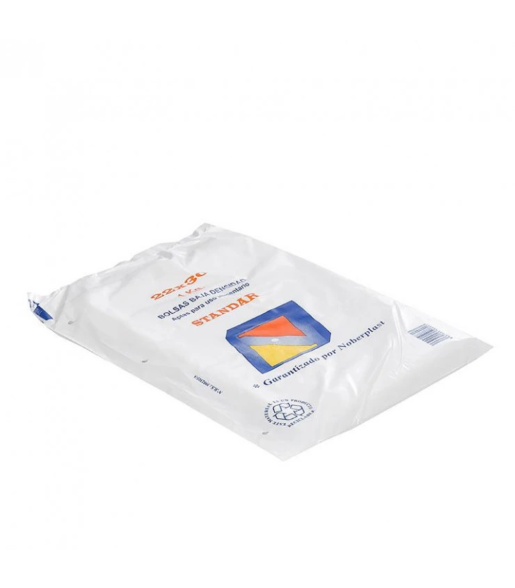 Bolsa Mercado Transparente 22×30 cm · Paquete 1 KG