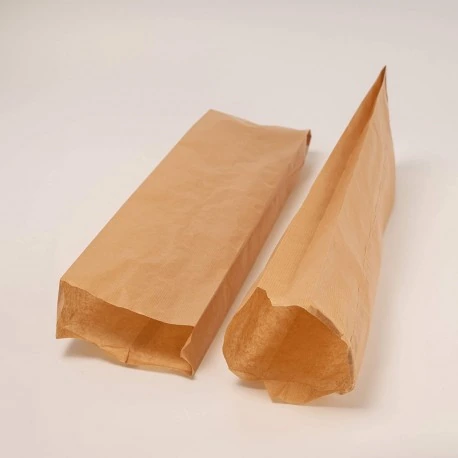 Bolsa Papel Kraft 2 Baguetes 12+6×51 cm · Caja 1000 UD