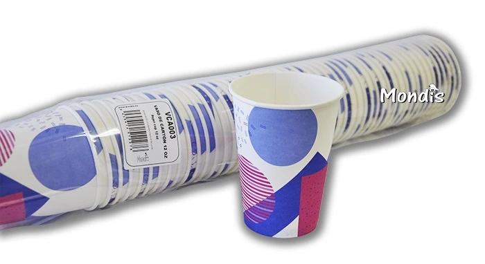 Vaso Cartón Refrescos 12 oz · Paquete 50 UD