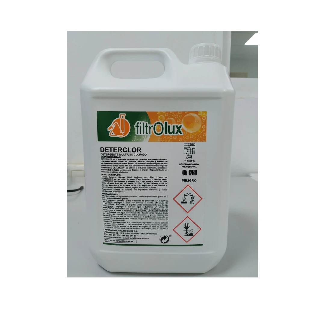 Deterclor Detergente Clorado Especial · Garrafa 5 L