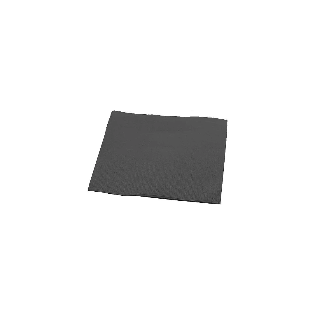 Servilleta Negra 40x40 cm Tissue Doble Capa Práctico (50 ud)