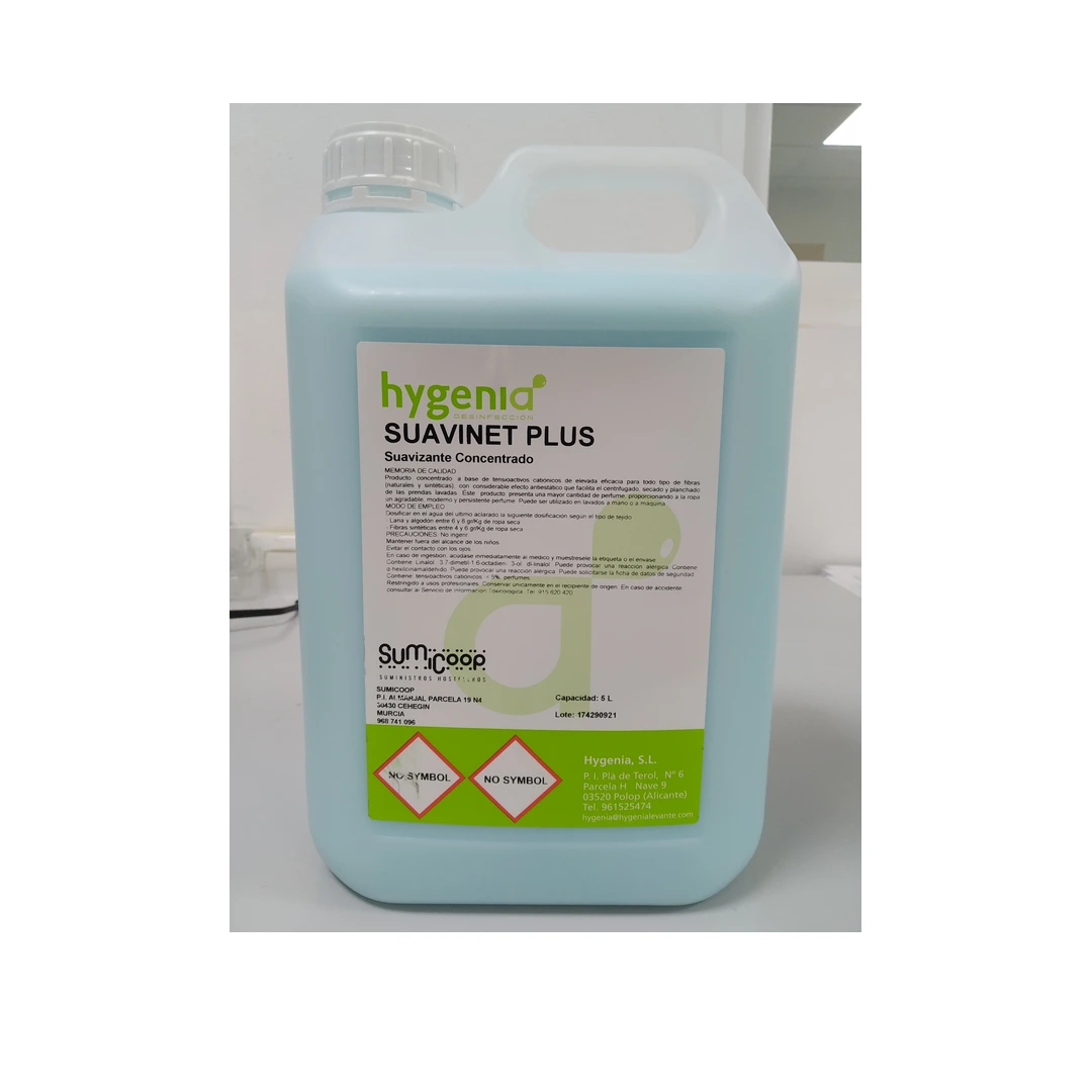 Suavizante Concentrado Perfumado Suavinet Plus - Garrafa 5 L