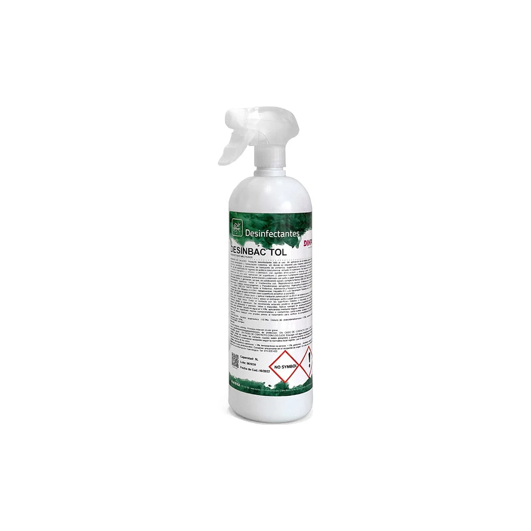 Desinbac TOL Limpiador Fungicida, Levuricida y Virucida 1 L