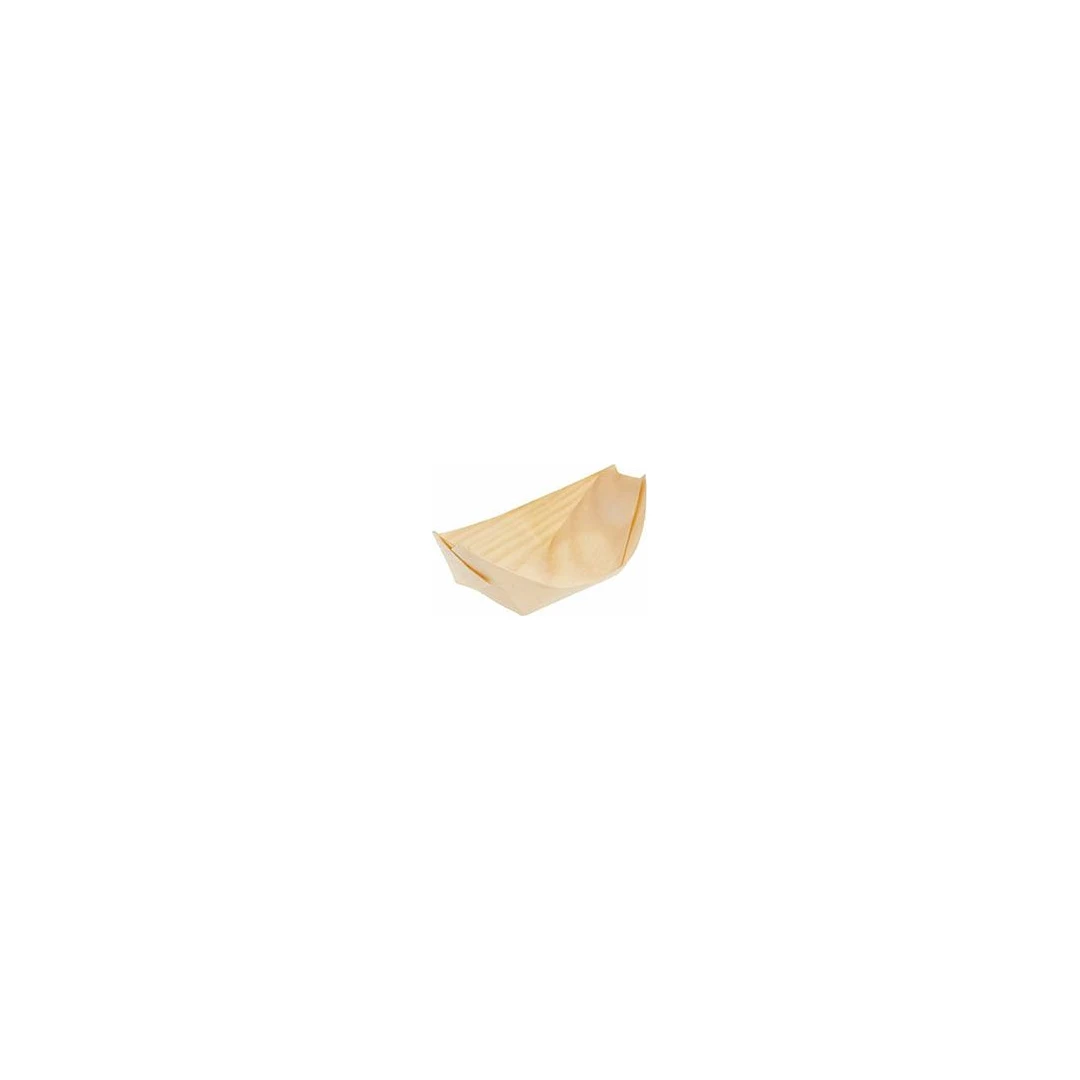 Barqueta de Madera para Catering 8x6x1,5 cm · Pack 50