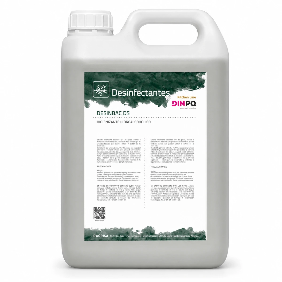Desinbac Ds Desinfectante Hidroalcoholico H-a 5.l — vista 2