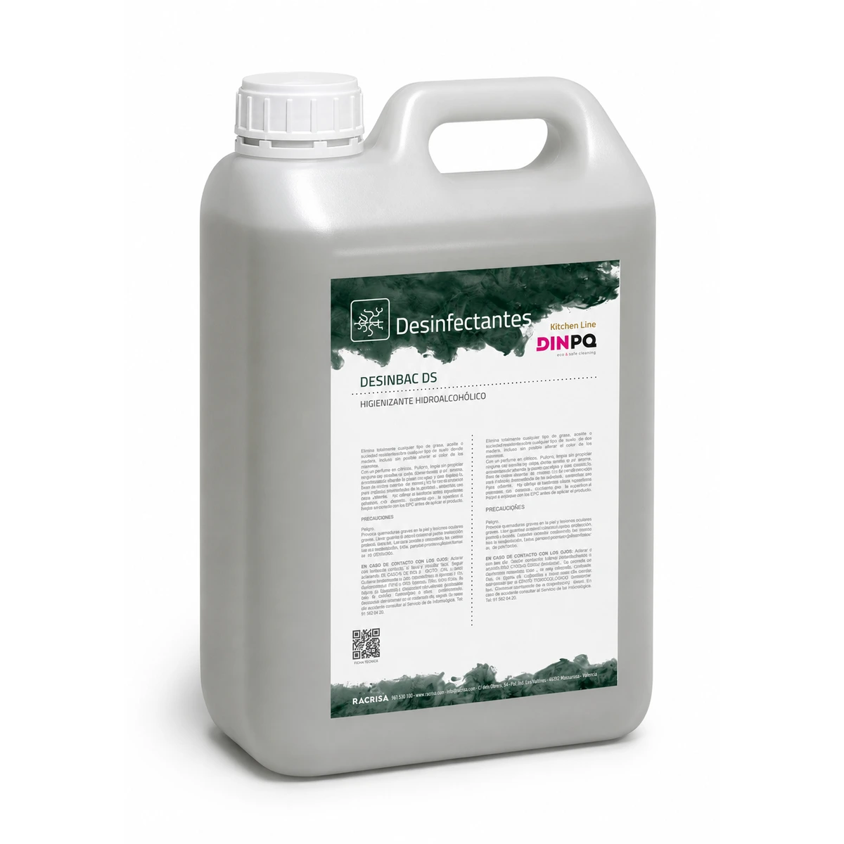 Desinbac Ds Desinfectante Hidroalcoholico H-a 5.l — vista 4
