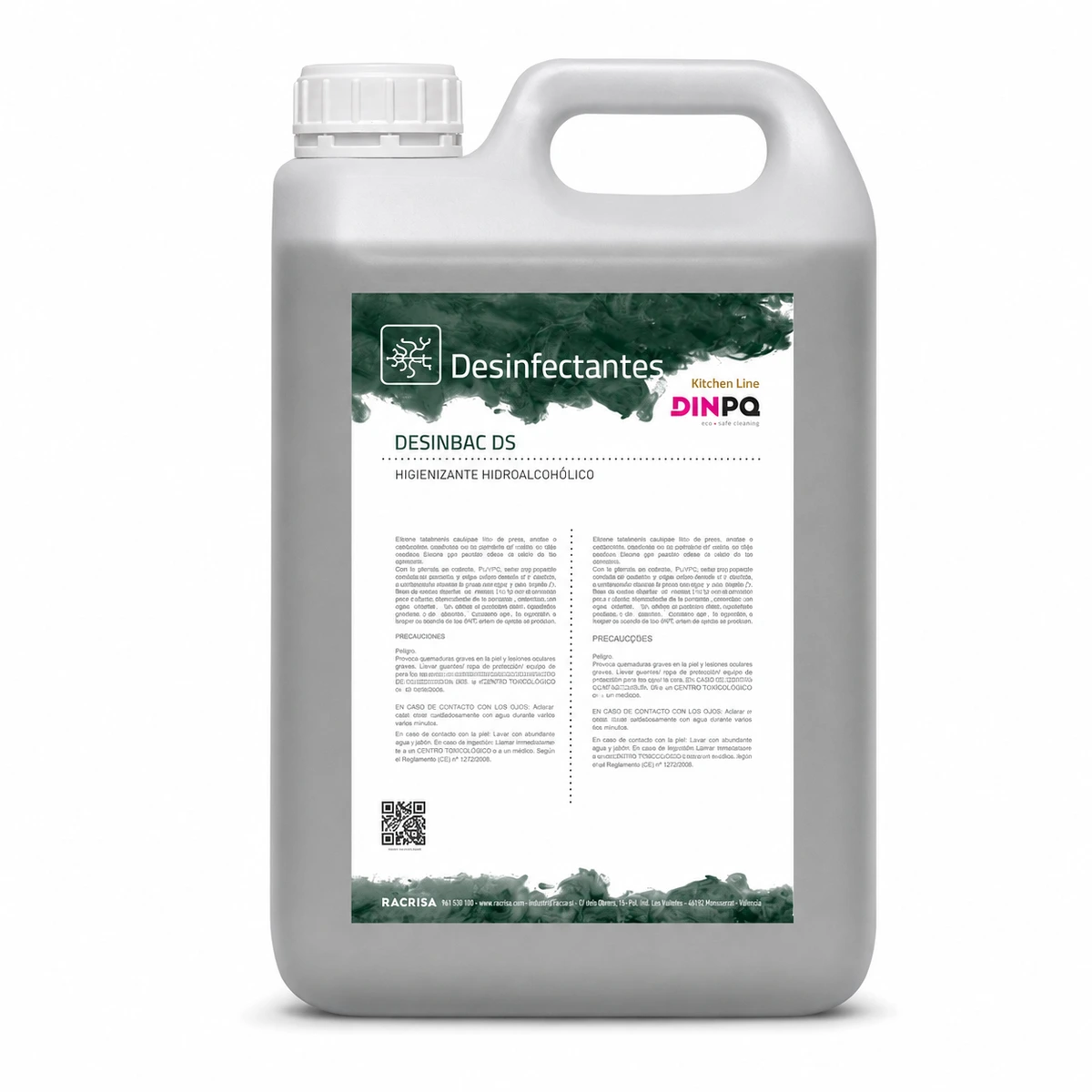 Desinbac Ds Desinfectante Hidroalcoholico H-a 5.l