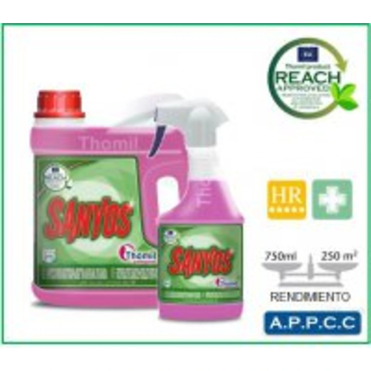 Sanyos Desincrustante Abrillantador Especial Baños 750ml Pistola — vista 2