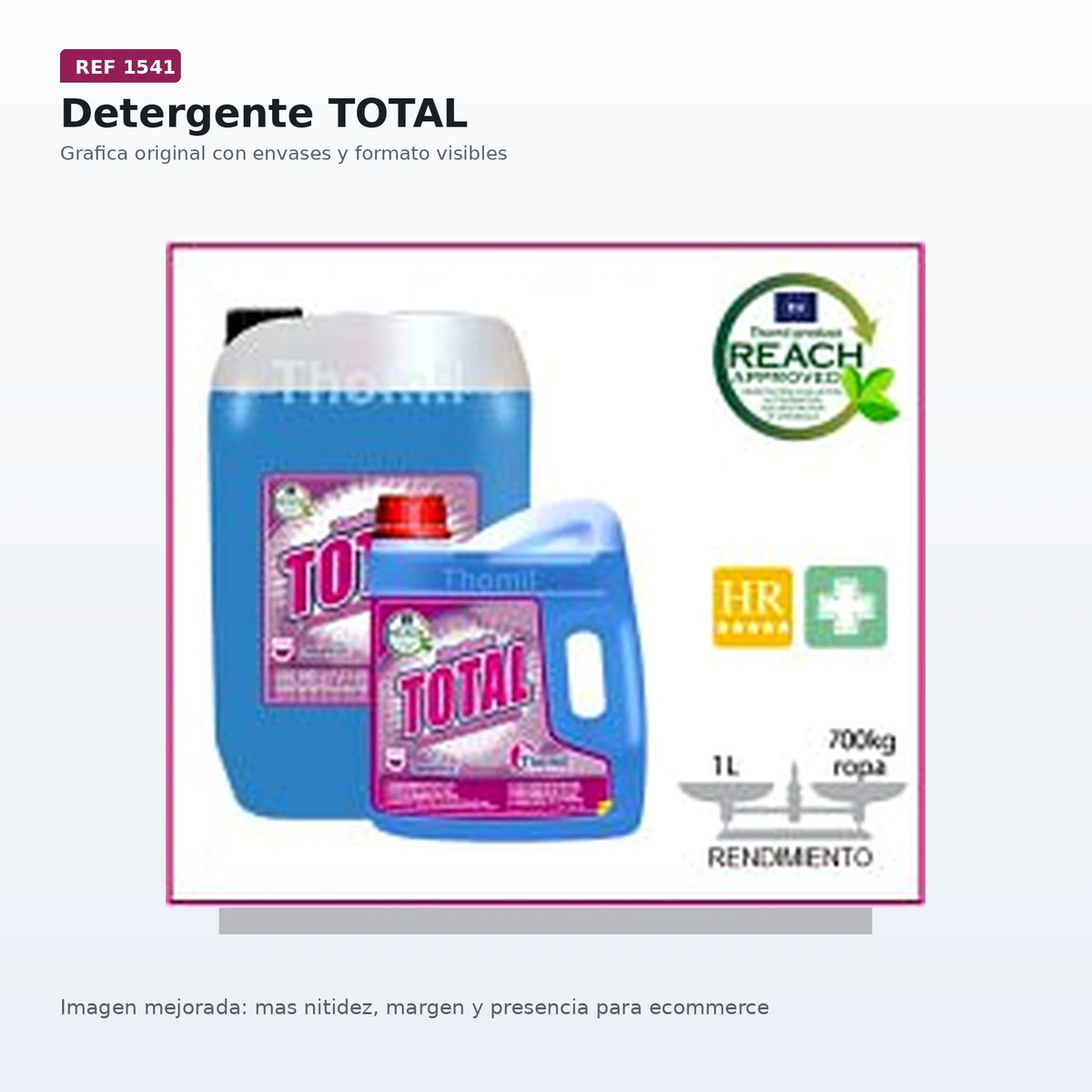 Thomilmatic Total 4l. Detergente Enzimatico para Todo Tipo Textil — vista 2