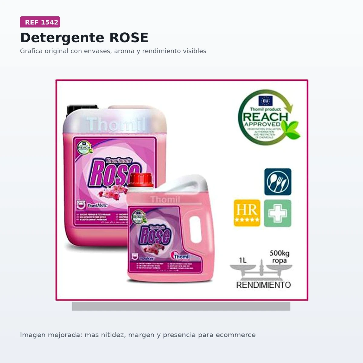 Thomilmatic Rose Suavizante Efecto Prolongado 4l — vista 2