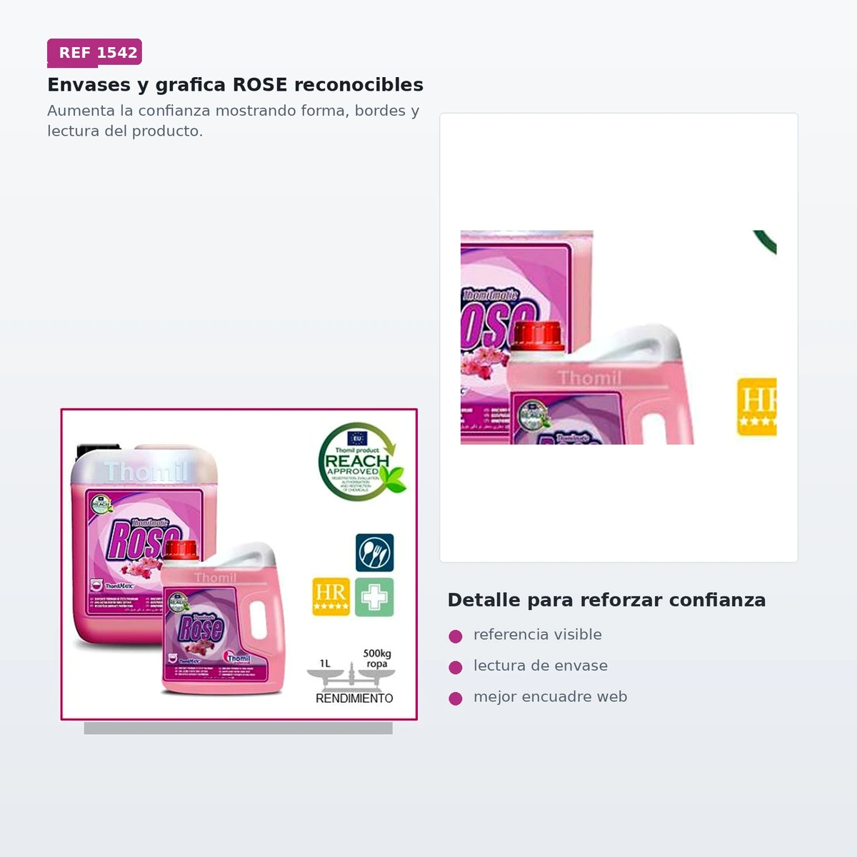 Thomilmatic Rose Suavizante Efecto Prolongado 4l — vista 3