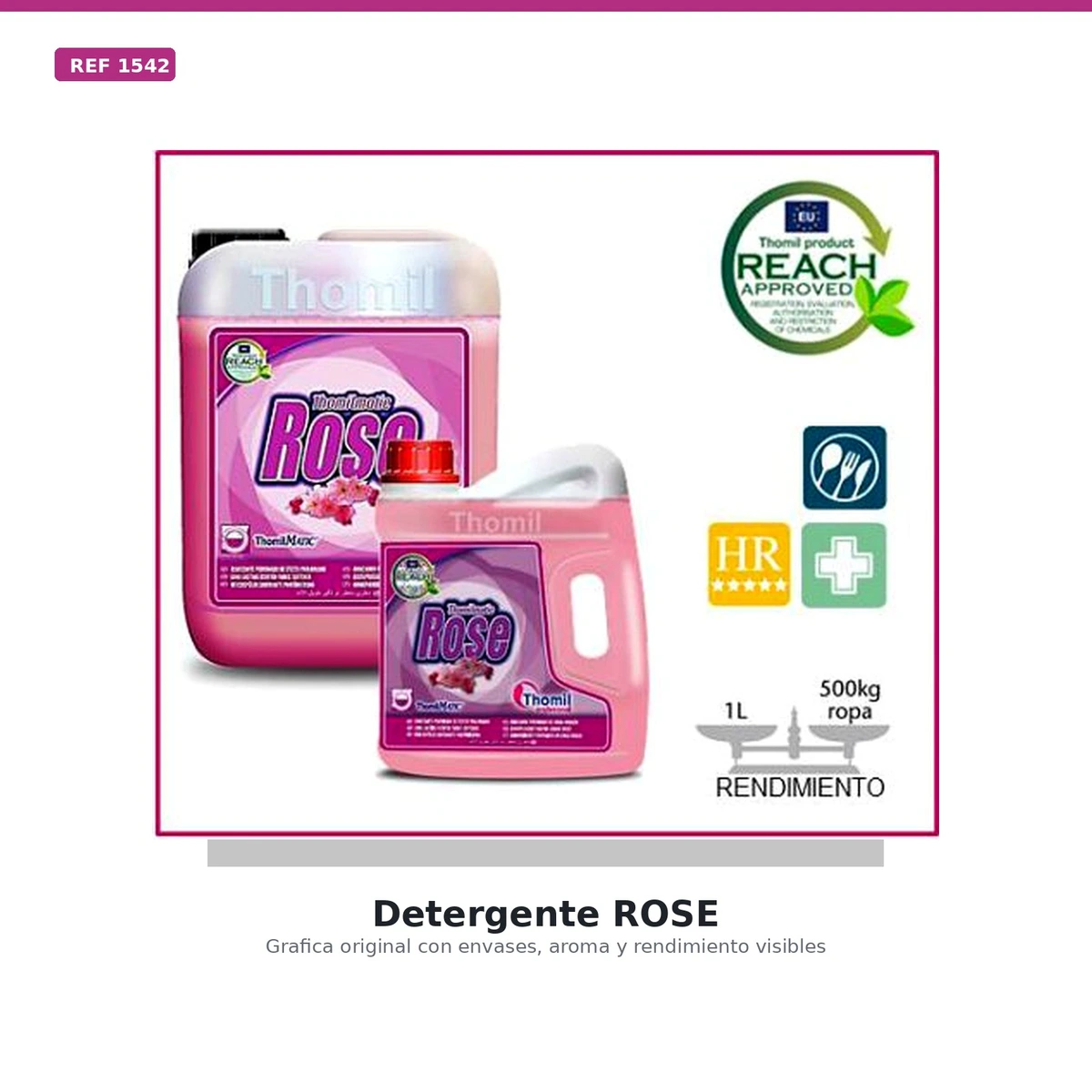 Thomilmatic Rose Suavizante Efecto Prolongado 4l