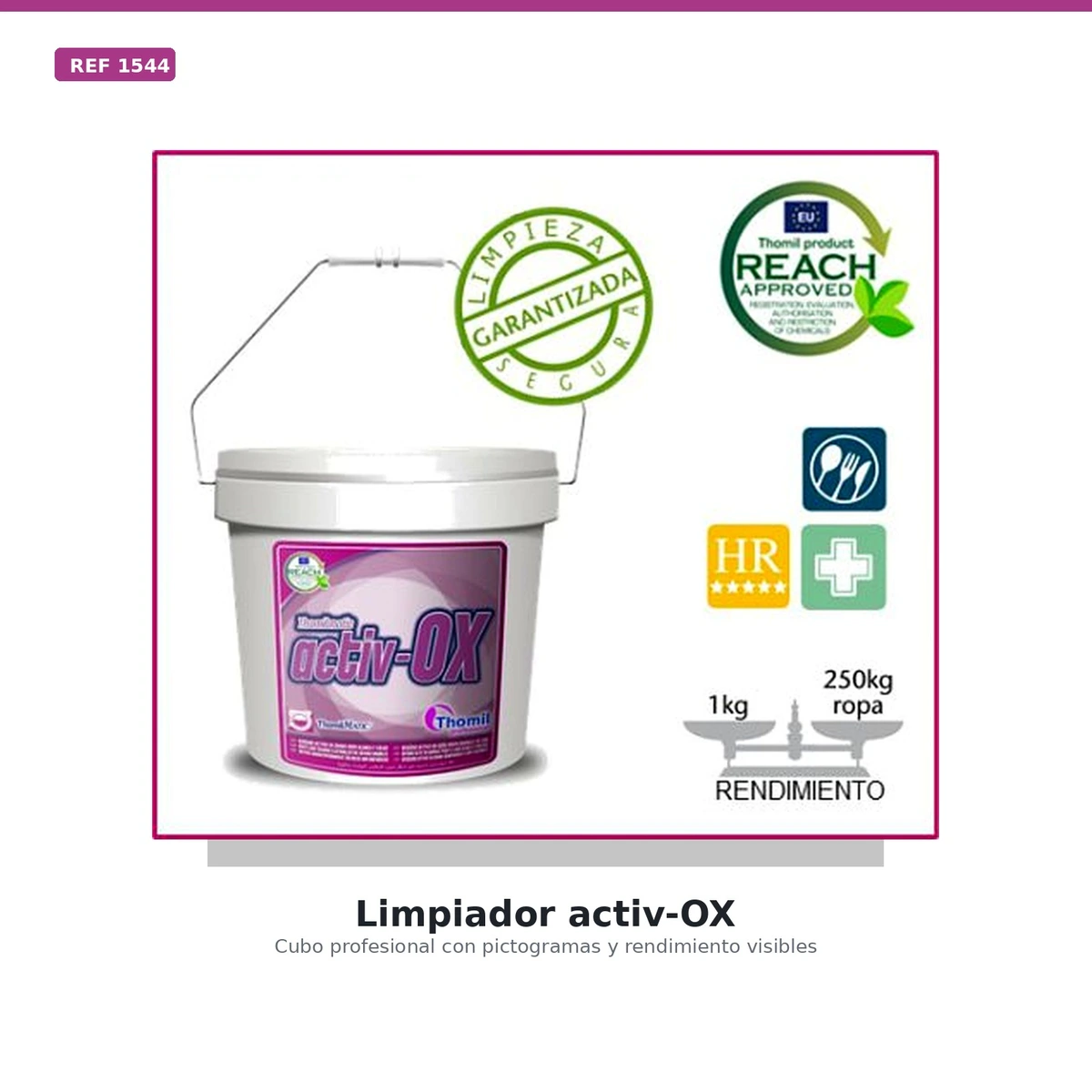 Thomilmatic Activ -ox Oxigeno Activo en Polvo Ropa Color y Blanca 10kg