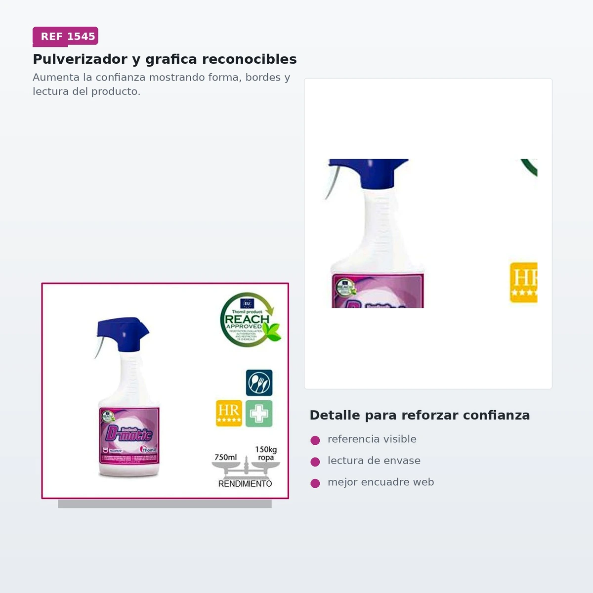 Thomilmatic D- Matic Tratamienmto Desmachante Textl General 750ml — vista 3