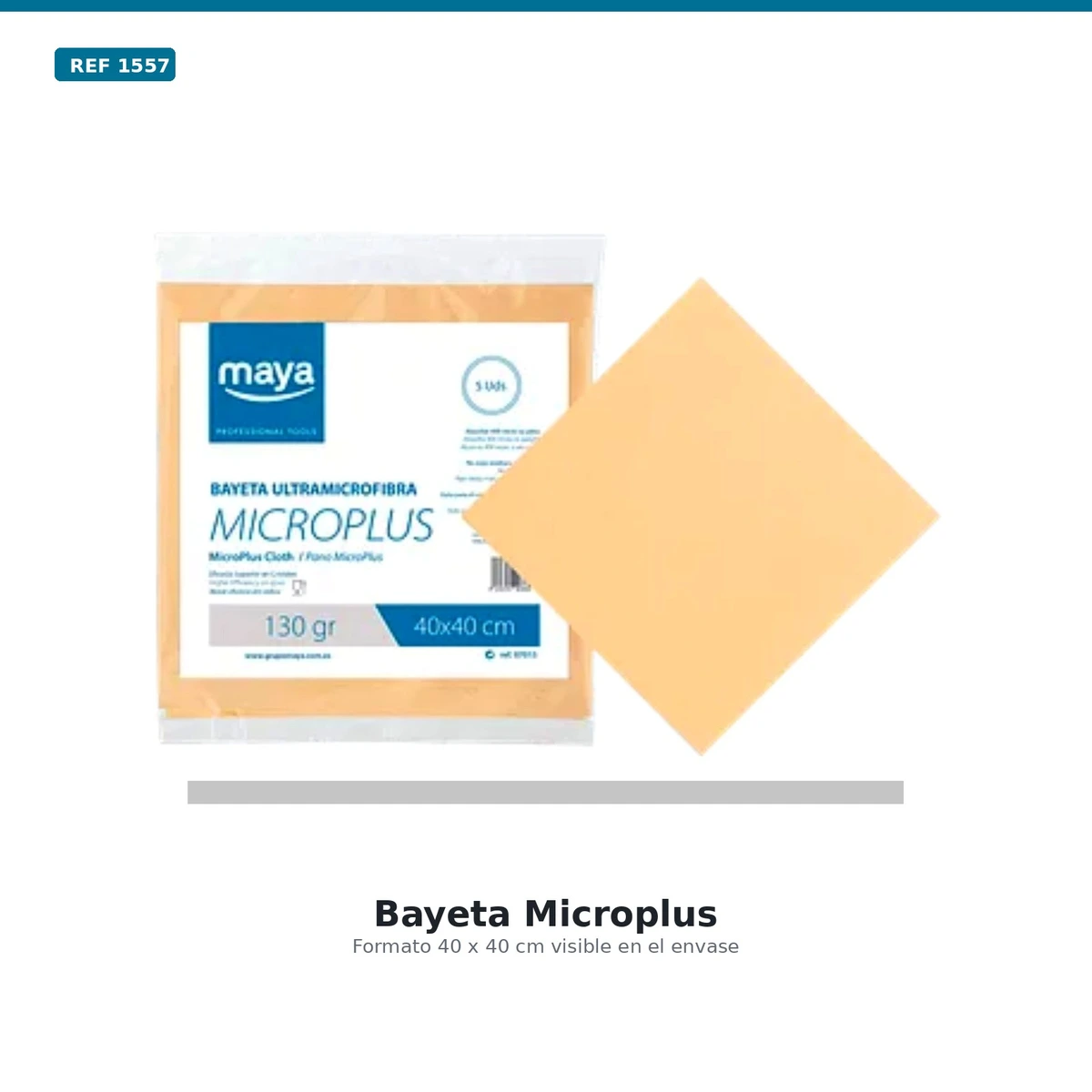 Bayeta Pro Multiusos Bayeco Microfibra Azul en Rollo B/12 ud