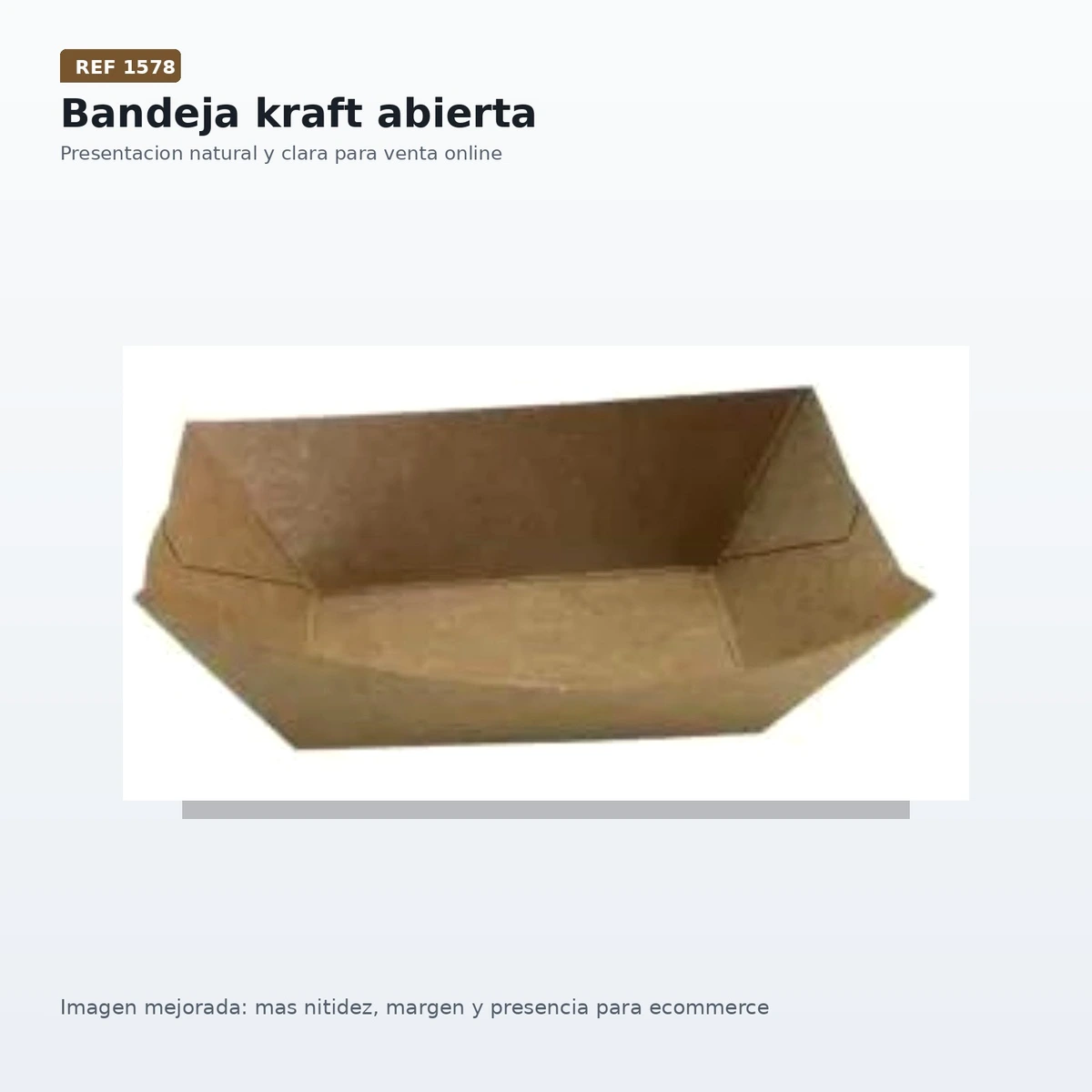 Barqueta Conica Kraft Fritos 680 ml B/100 Ud.23oz — vista 2
