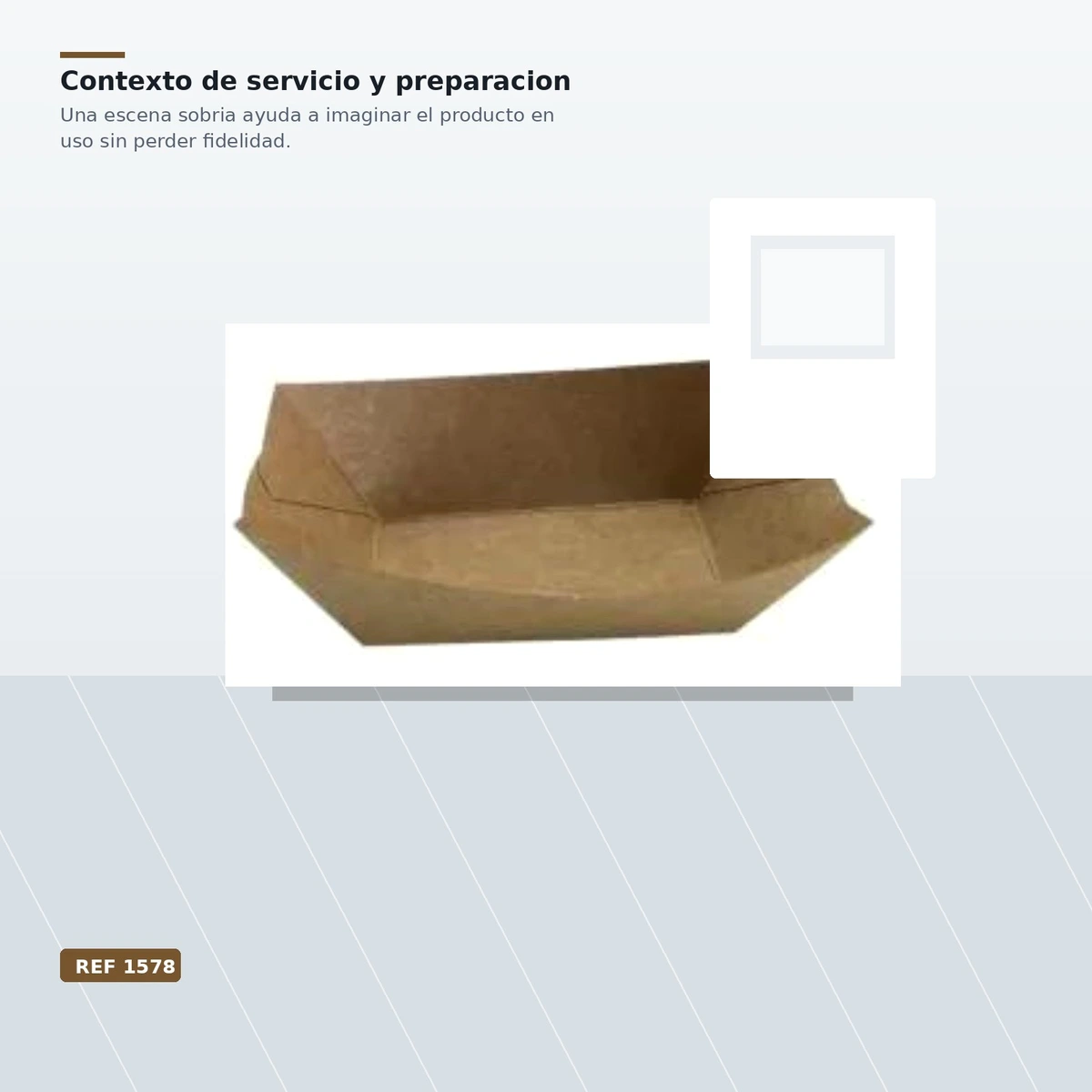 Barqueta Conica Kraft Fritos 680 ml B/100 Ud.23oz — vista 4