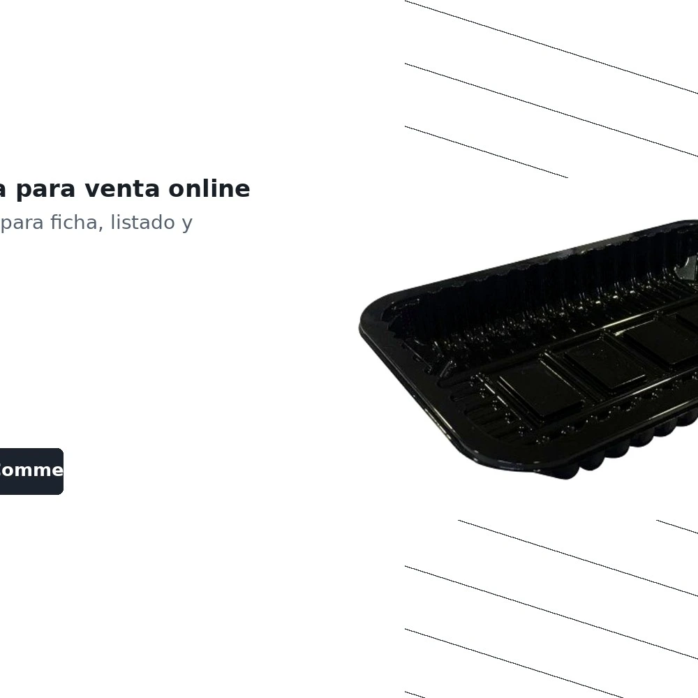 Bandeja sin Tapa Negra 75/100 H/29 Rpet Ch — vista 5
