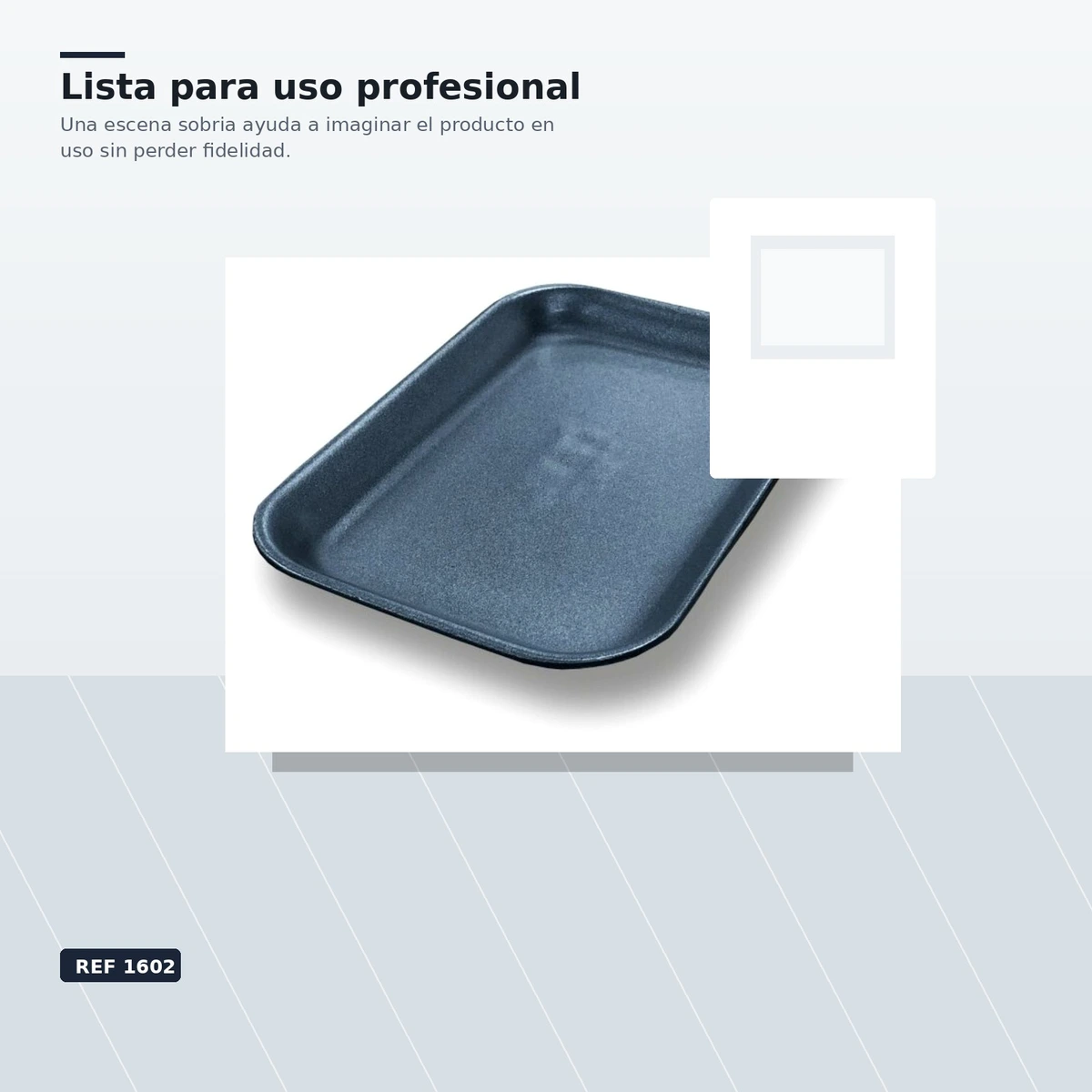 Bandeja Ps79 Corcho Negro Box Paquete 133 ud — vista 4