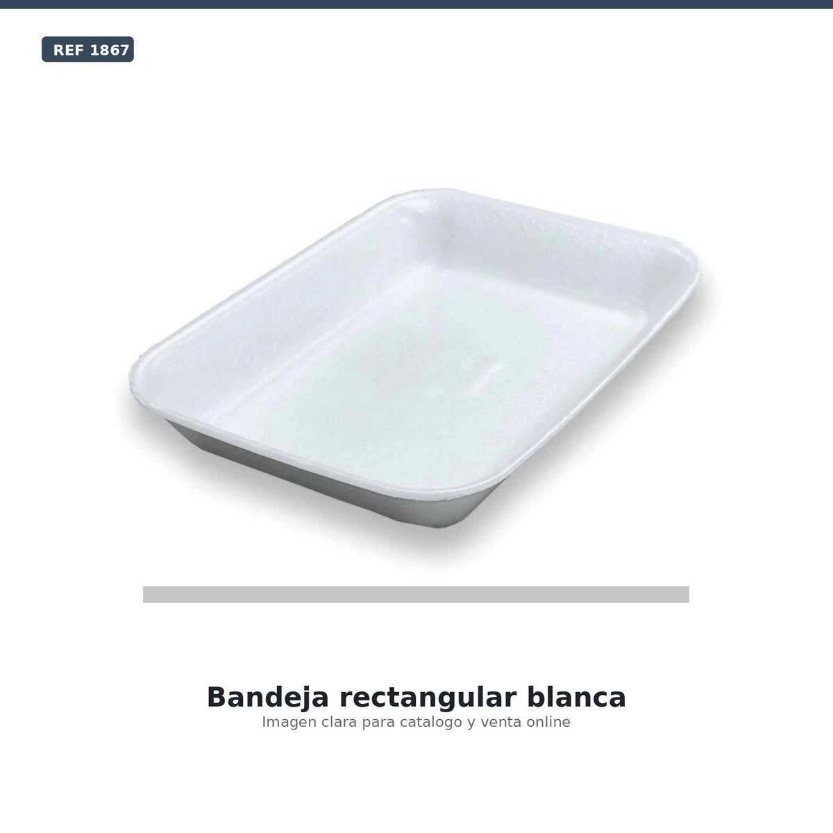 Bandeja Ps 4s Corcho Blanco B/500ud