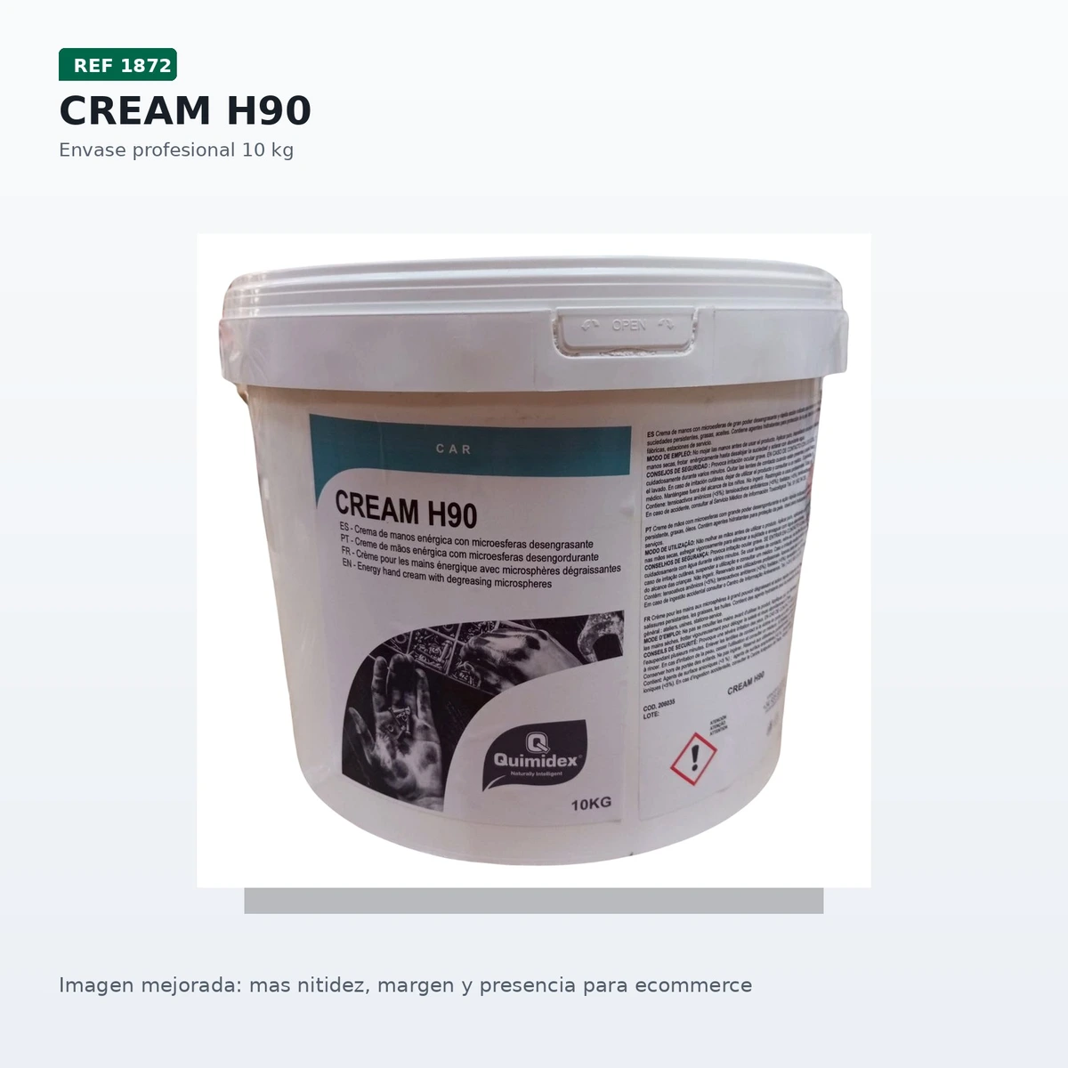 Pasta de Limpiamanos con Particulas Biodegradable Rotor 126 10 kg — vista 2