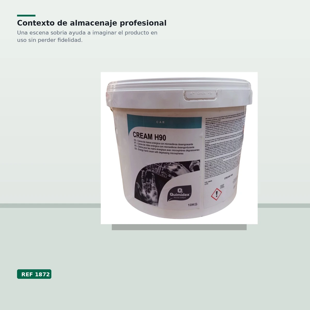 Pasta de Limpiamanos con Particulas Biodegradable Rotor 126 10 kg — vista 4