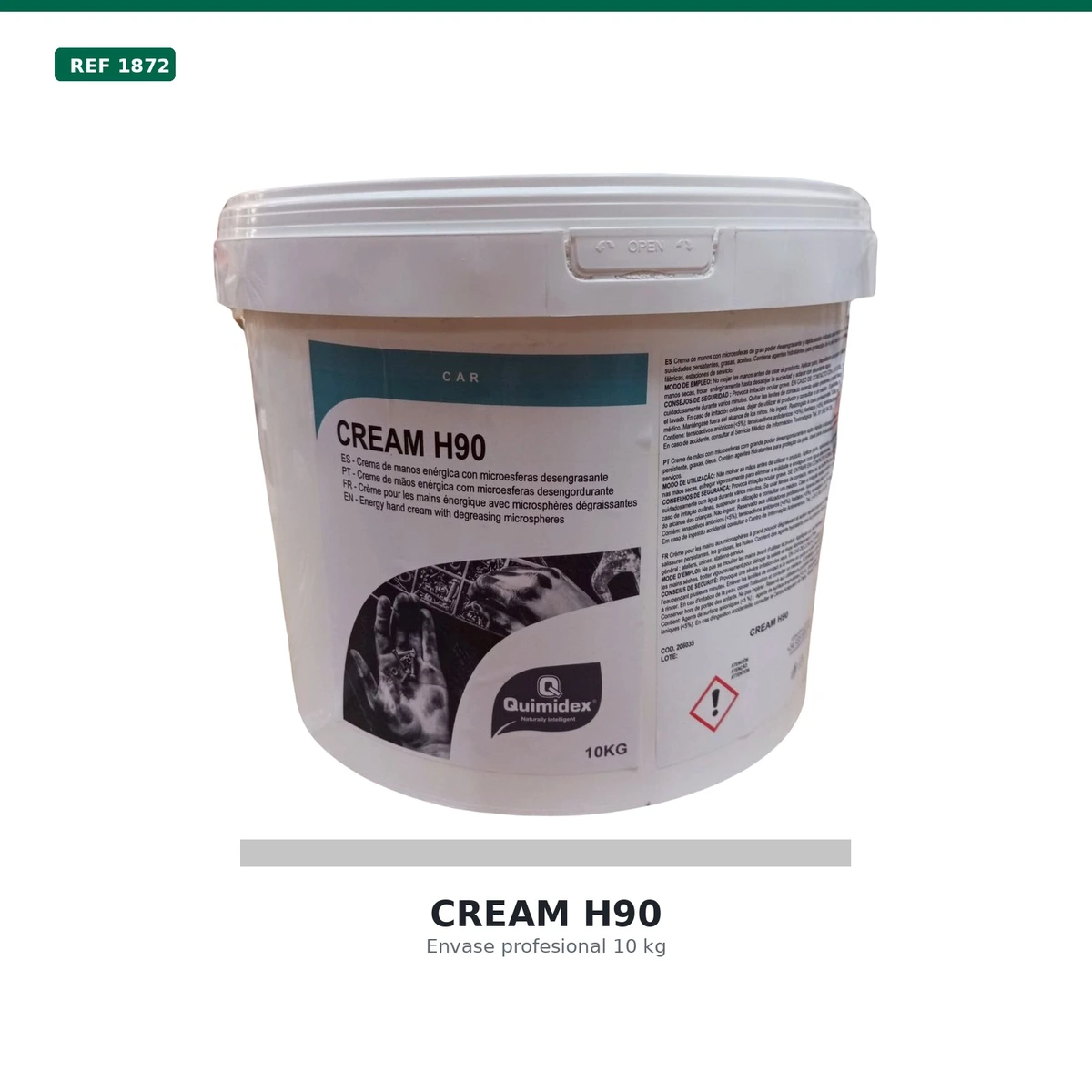 Pasta de Limpiamanos con Particulas Biodegradable Rotor 126 10 kg