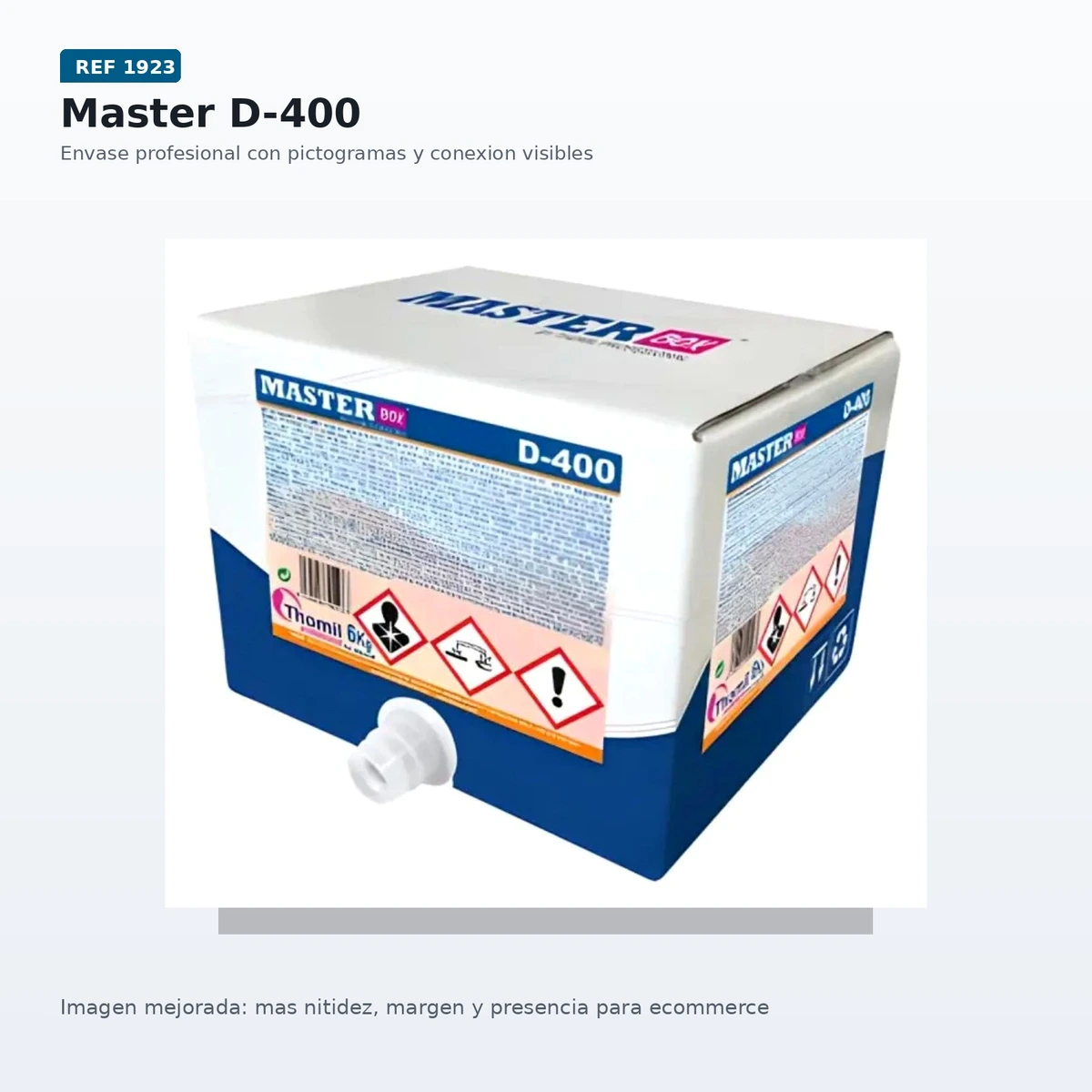 Master Box D-400 Detergente Lavavajillas 5 L — vista 2