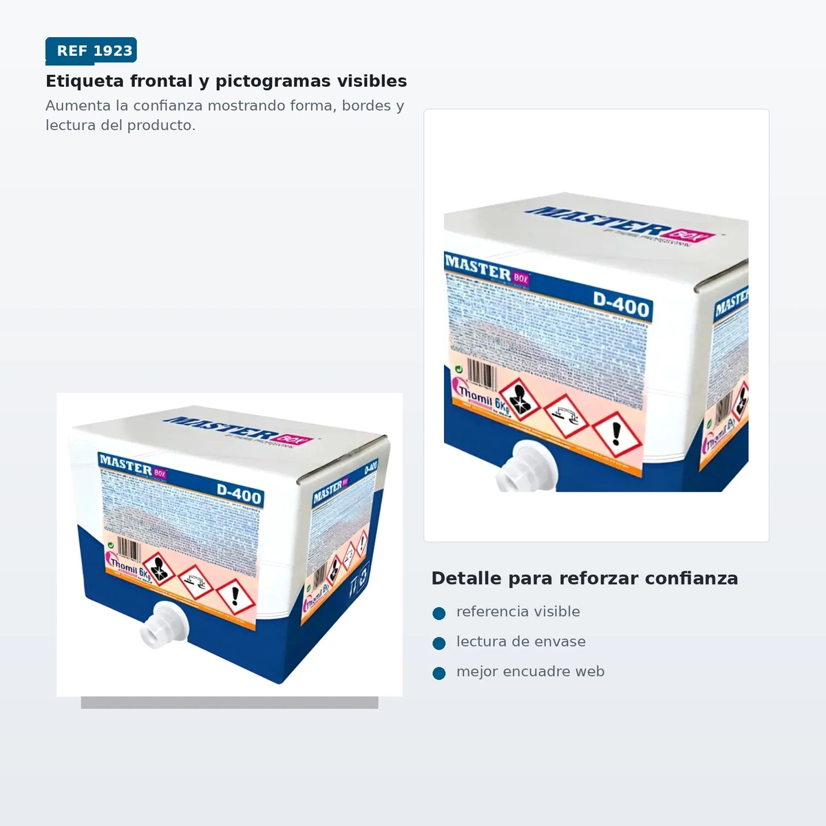 Master Box D-400 Detergente Lavavajillas 5 L — vista 3