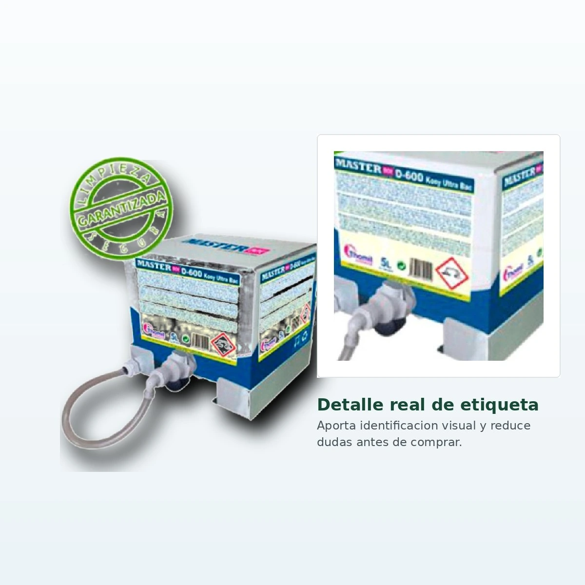 Master Box D-600 Kony Ultra Bactericida 5l — vista 3