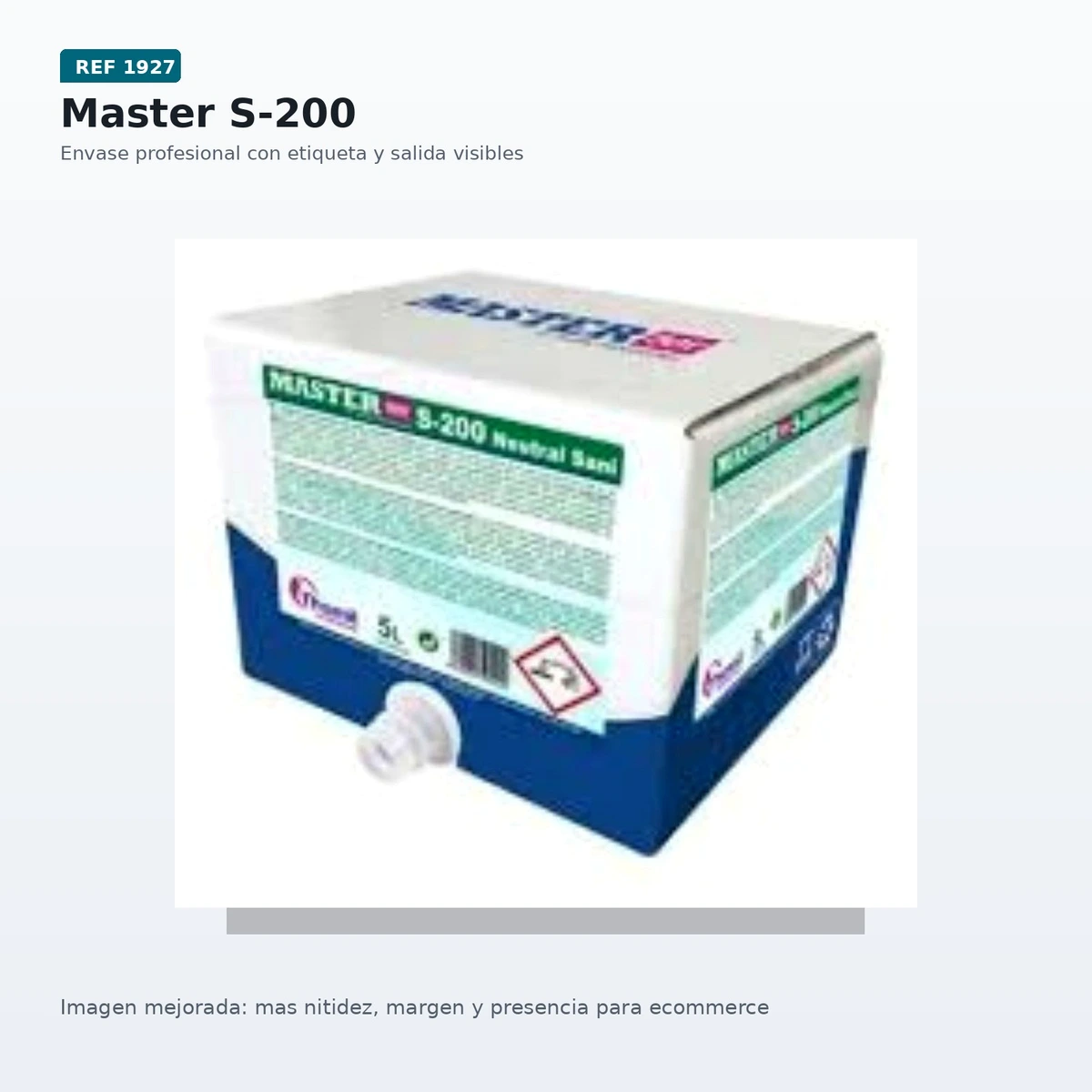 Master Box S-200 Neutral Sani Limpiador General Sanitario 5l — vista 2