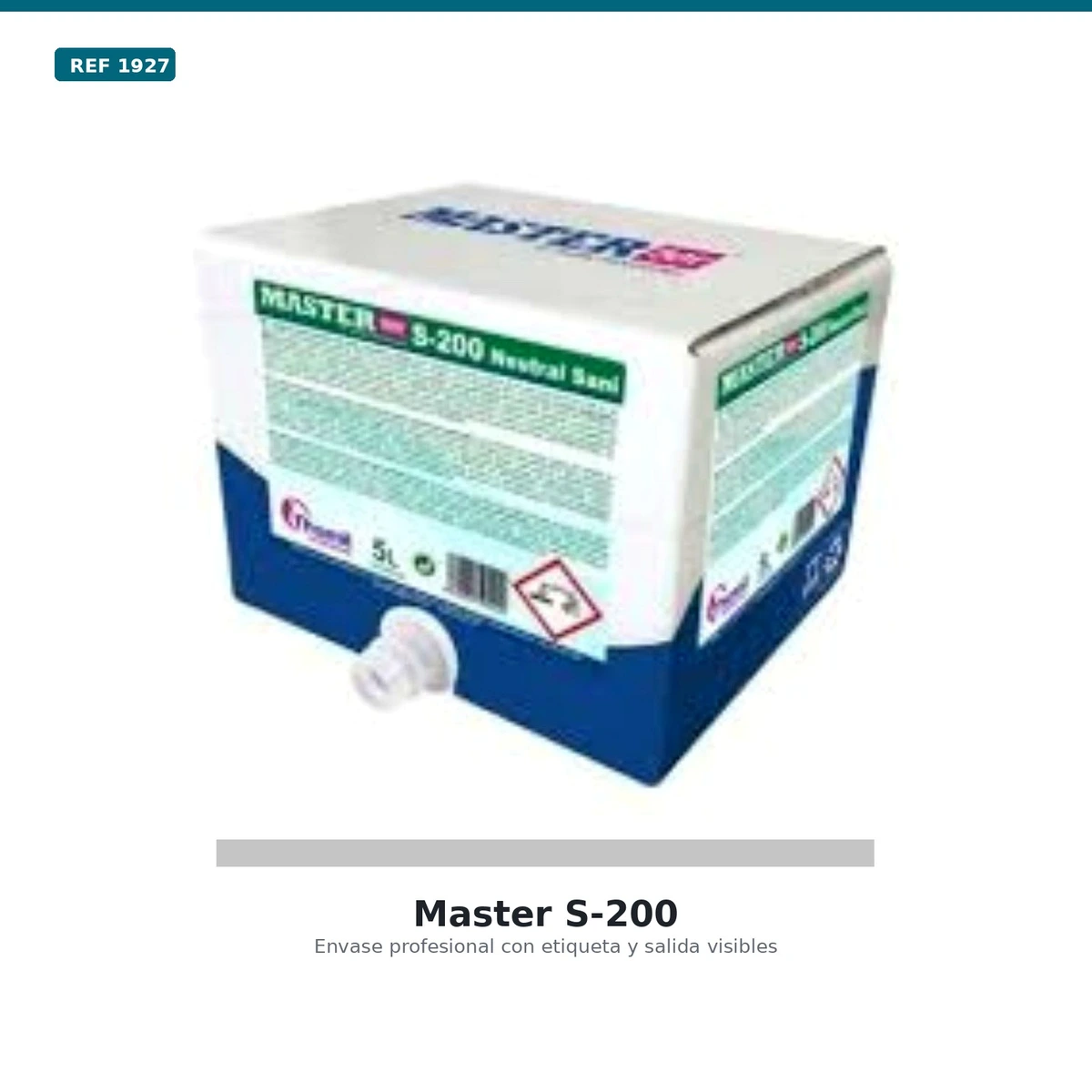 Master Box S-200 Neutral Sani Limpiador General Sanitario 5l