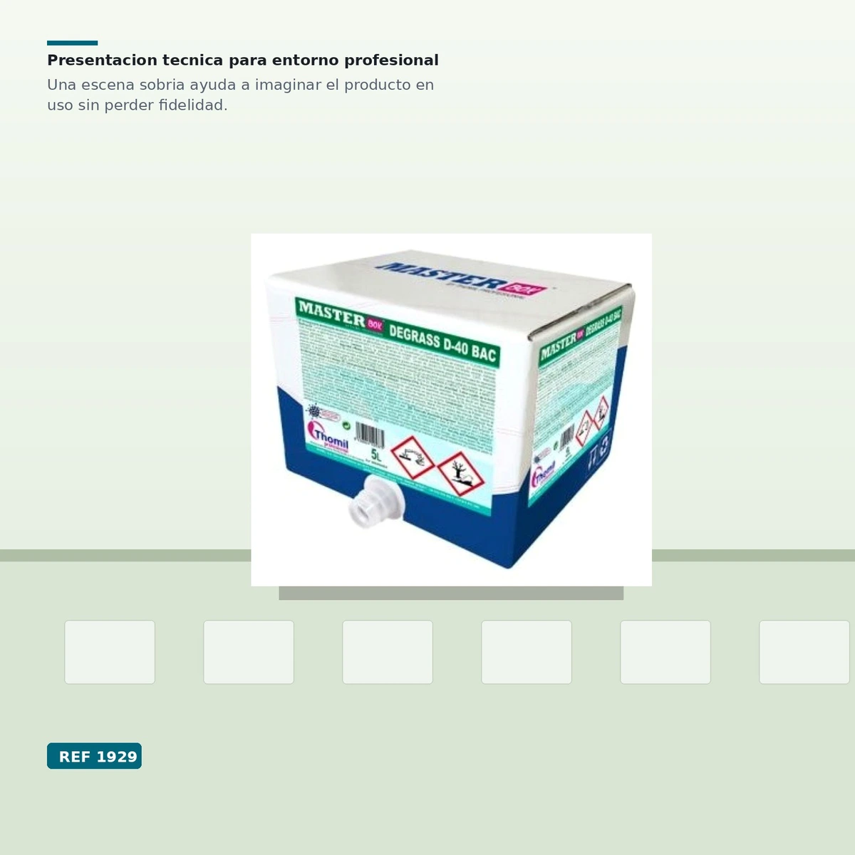 Master Box Degrass D-40 Desengrasante Bactericida 5l — vista 4