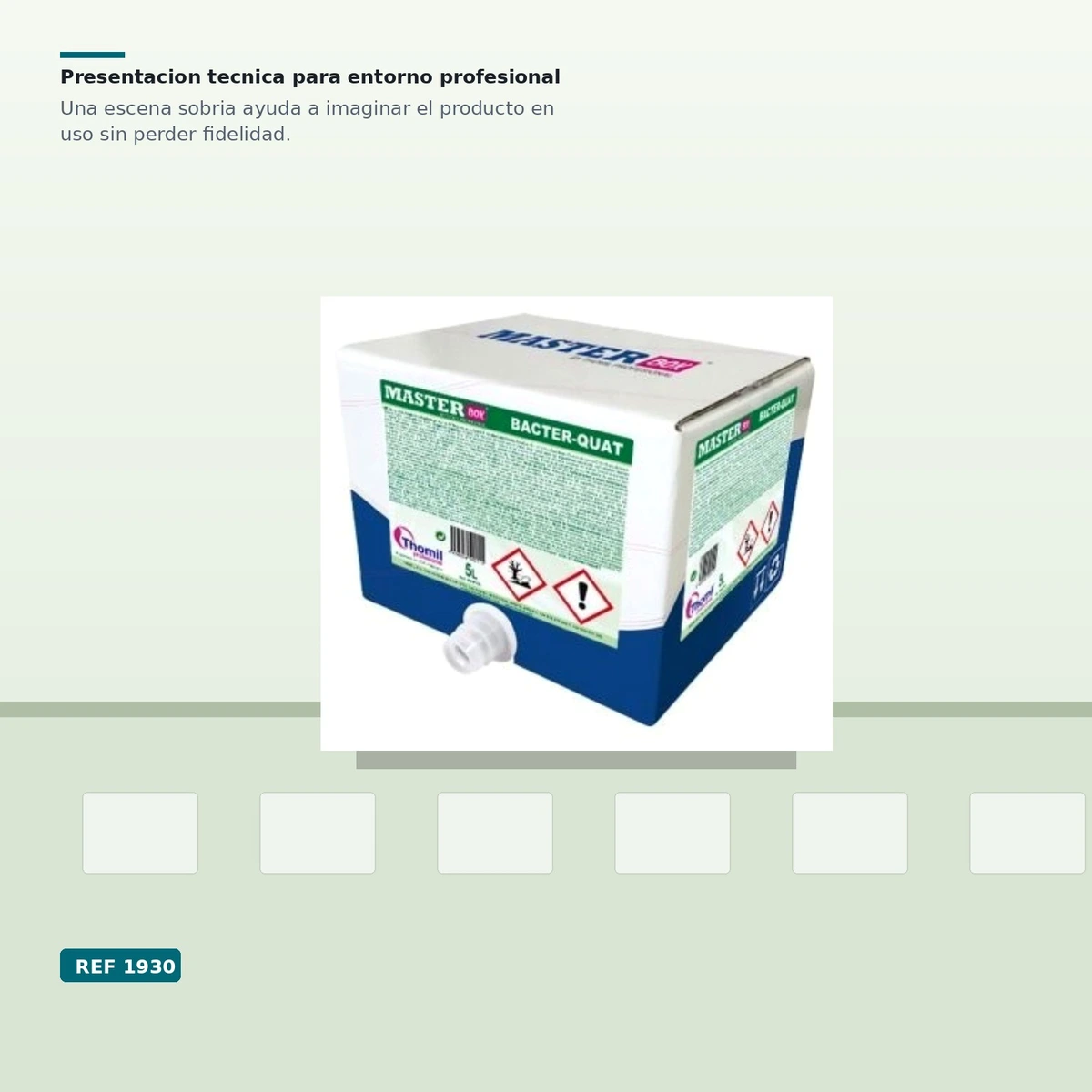 Master Box S-700 Bacter Quat Desinfectante Bactericida 5l — vista 4