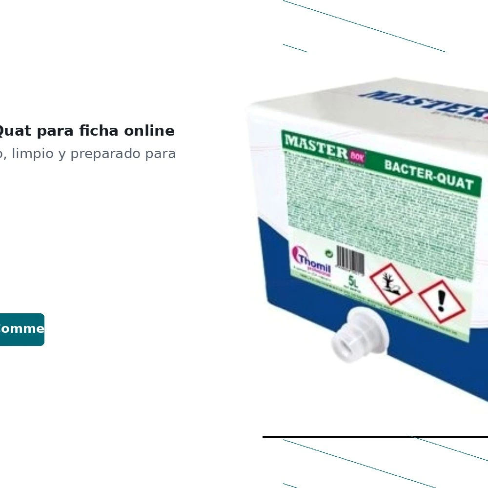 Master Box S-700 Bacter Quat Desinfectante Bactericida 5l — vista 5