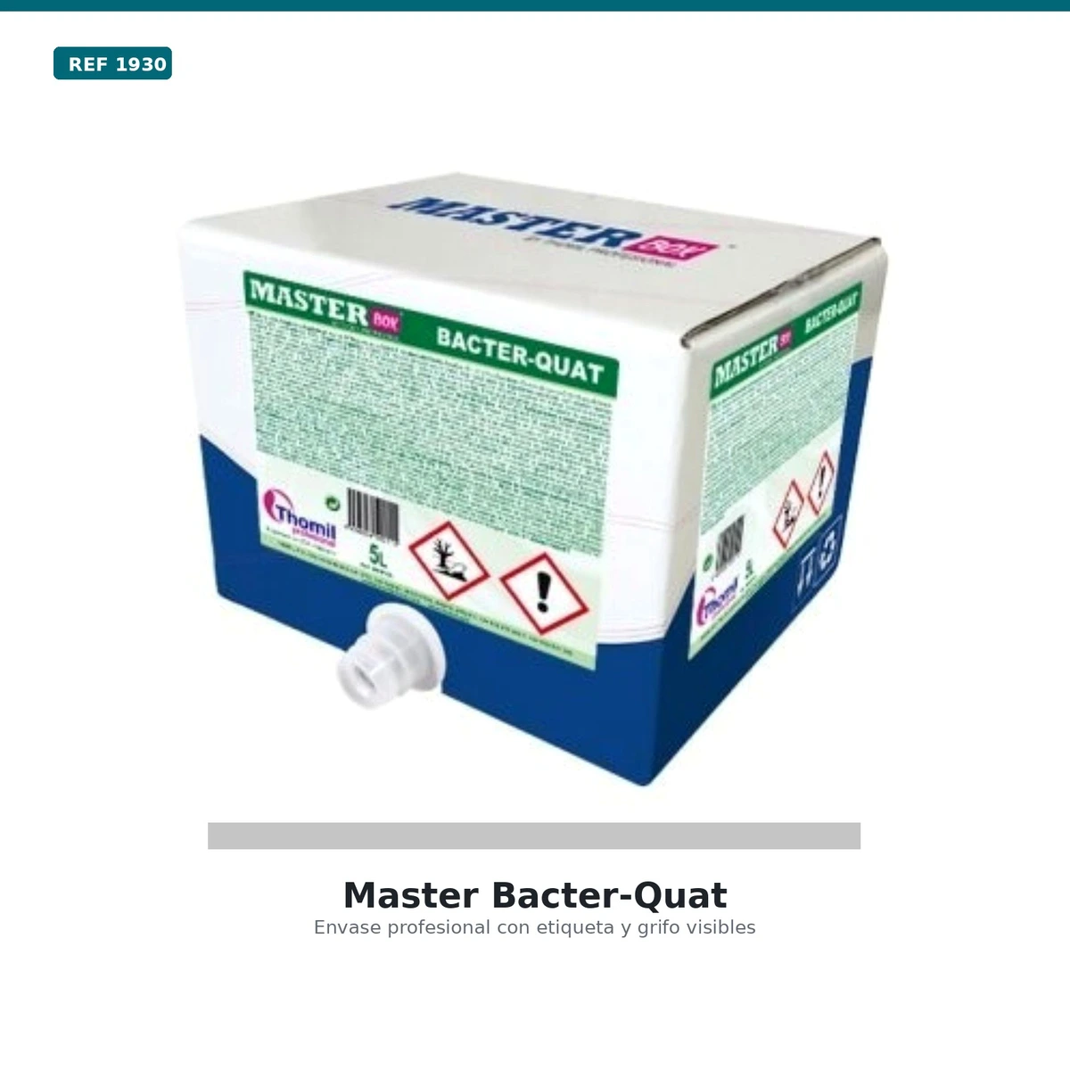 Master Box S-700 Bacter Quat Desinfectante Bactericida 5l