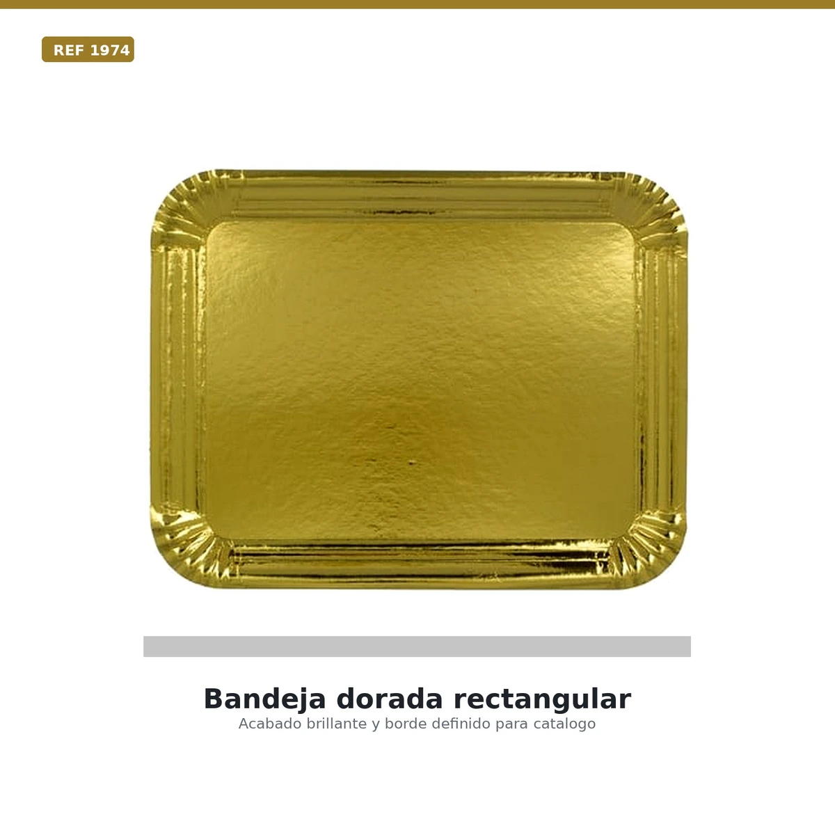 Bandeja Oro Nº 3 (caja 200)