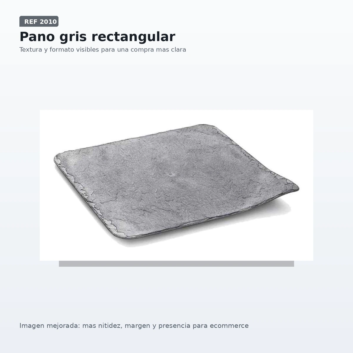 Bandeja Efecto Pizzarra Ps Negro 24x240 Paq 10ud — vista 2