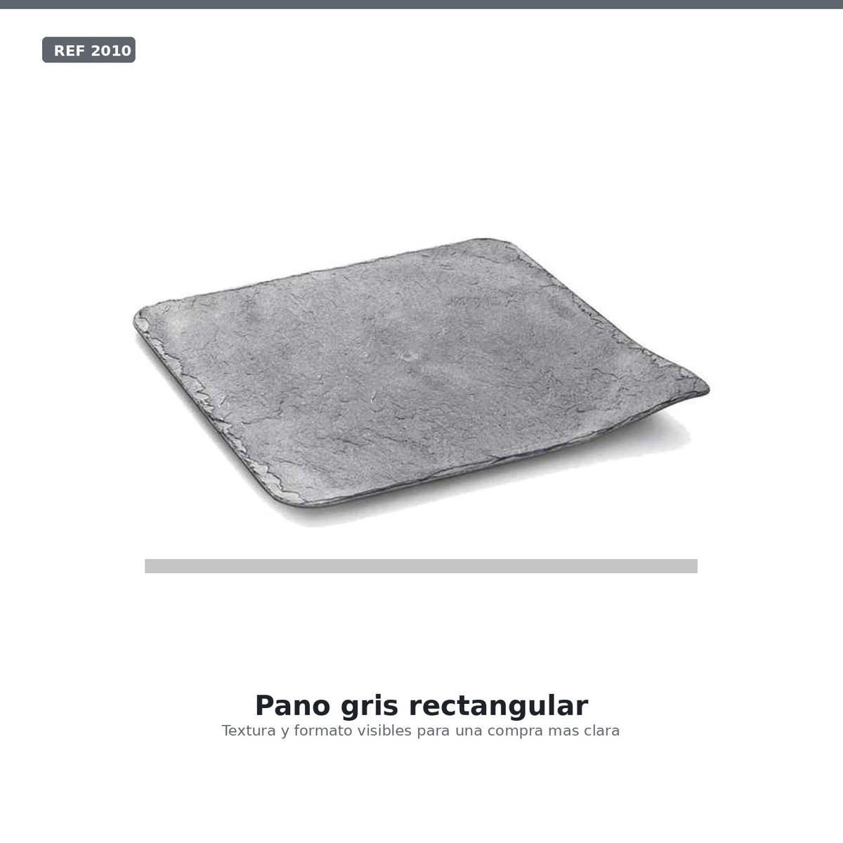 Bandeja Efecto Pizzarra Ps Negro 24x240 Paq 10ud