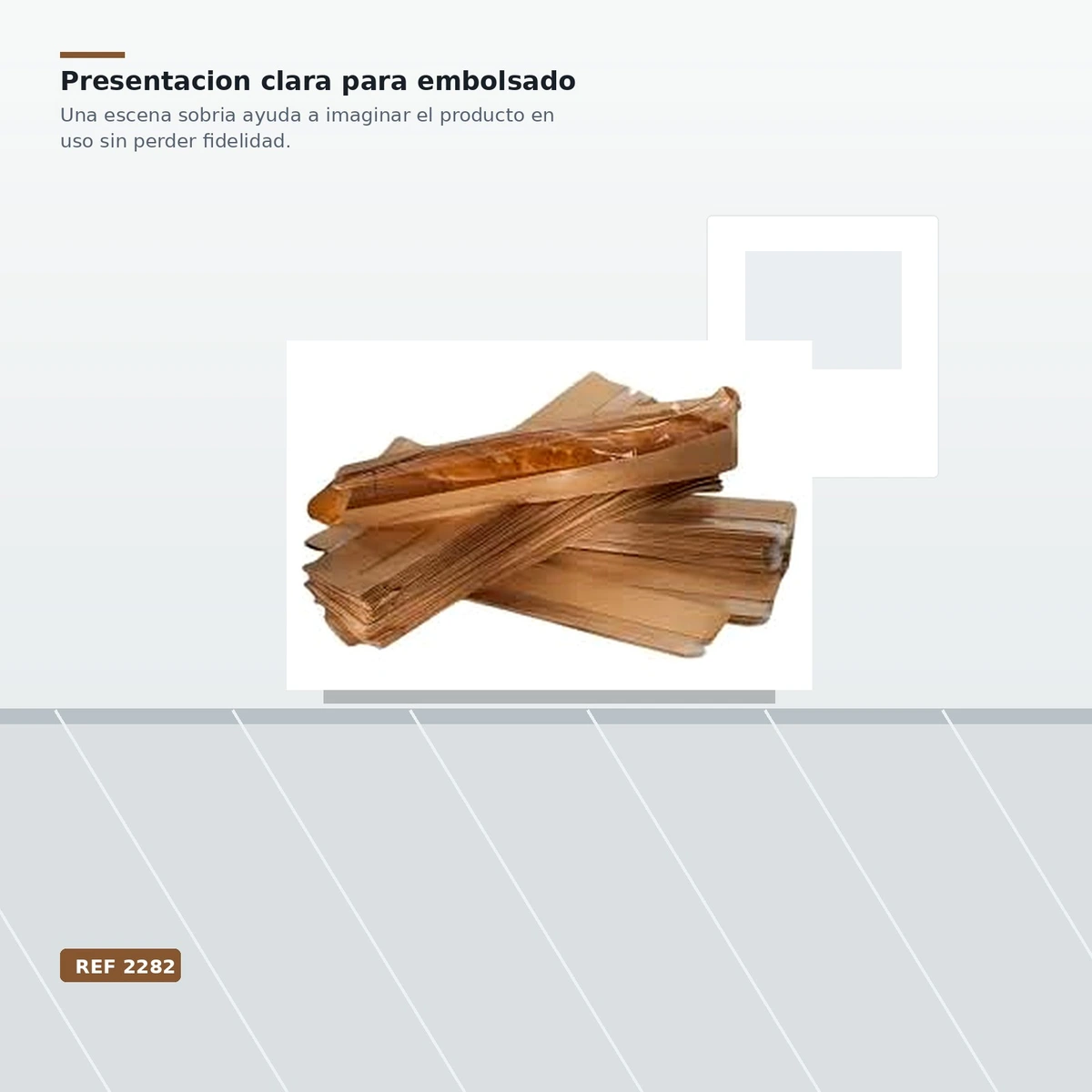 Bolsa Papel Ventana Kraft 10+6x52 C/1000ud — vista 4