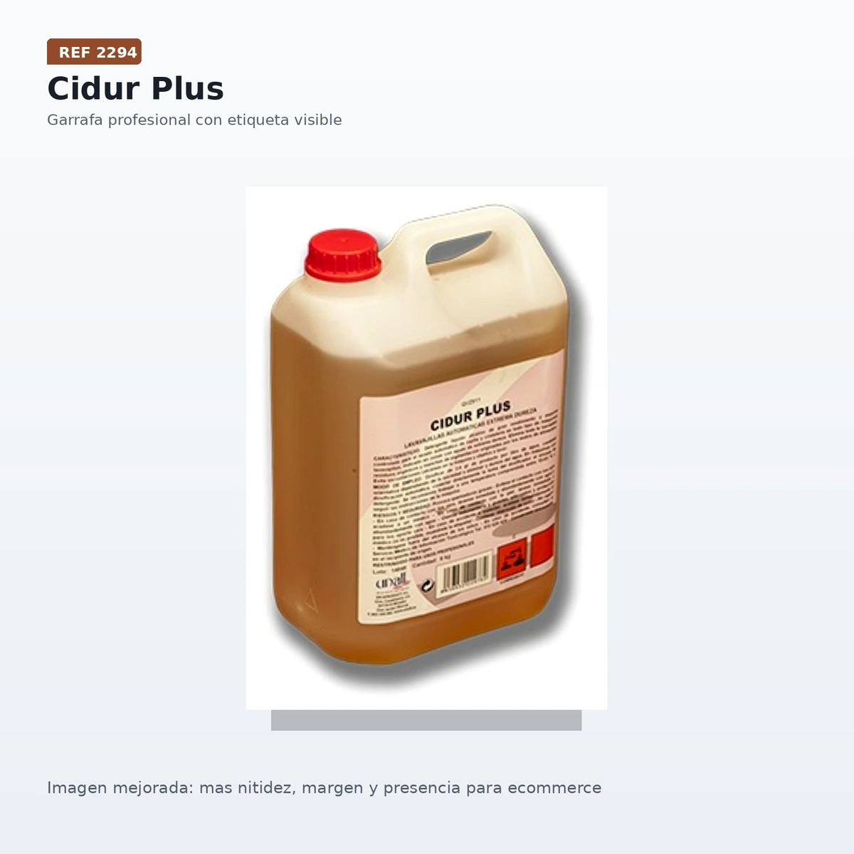 Cidur Detergente Lavavajillas Automatico Aguas Duras 6kg — vista 2