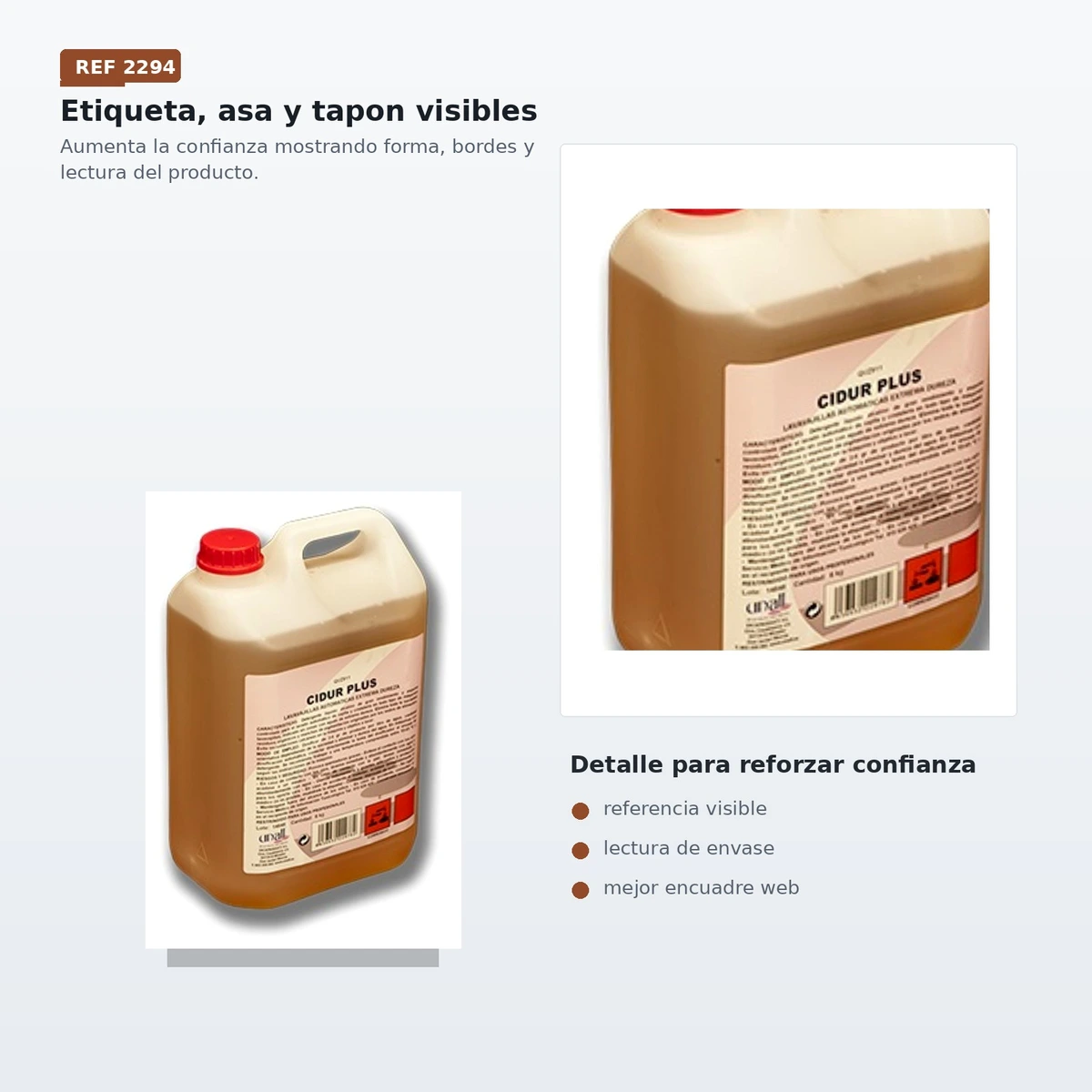 Cidur Detergente Lavavajillas Automatico Aguas Duras 6kg — vista 3